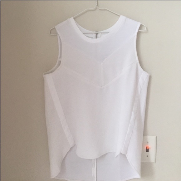 Calvin Klein Tops - Sleeveless White Calvin Klein Shirt